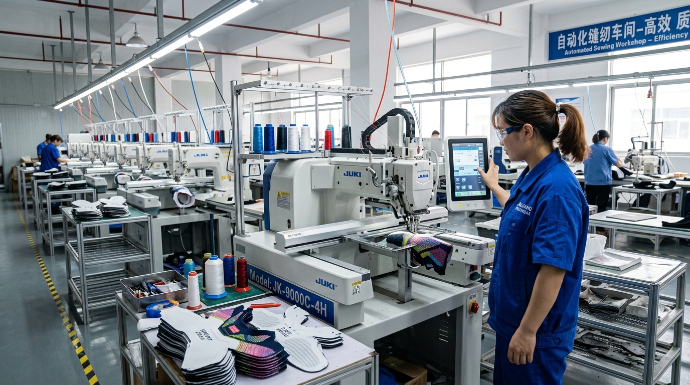 WIDEWAY Computerized CNC Pattern Stitching Workshop